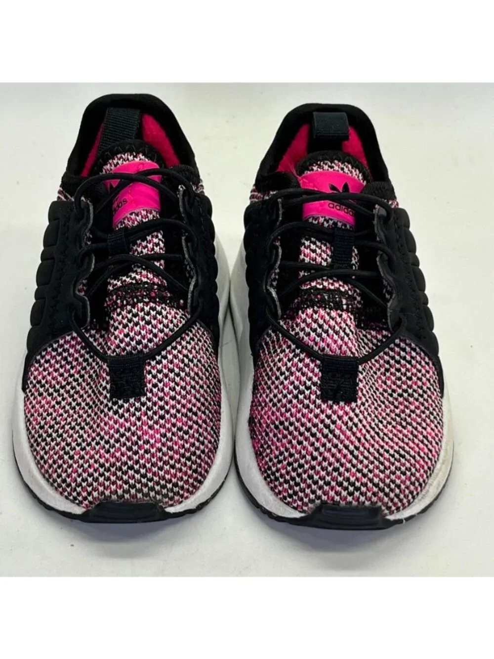 Adidas Girls' X_PLR Knit Low-Top Sneakers Size 4  Little Kid Pink Black